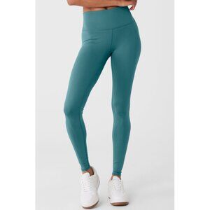 Alo High-Waist Airlift Leggings Teal Agate Hi-Rise Waisted Tights Skinny Pants M